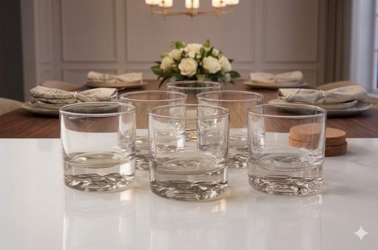 Lion Base Whiskey Glass Gift Set of 6 for Men (310 ml)  - image 2