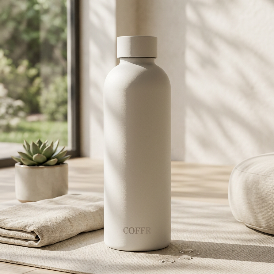 500ml Matte Finish 304 Stainless Steel Water Bottle - image 3
