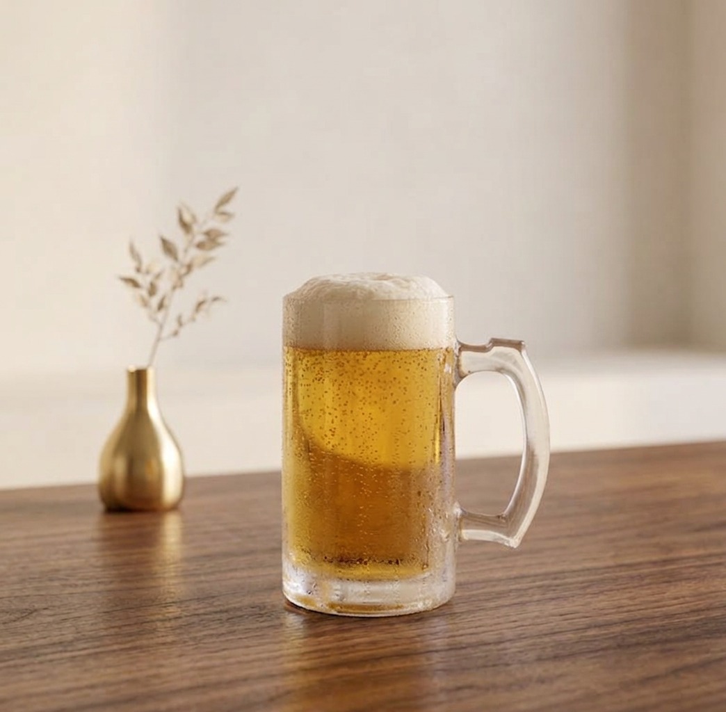 Beer Glasses Set of 6, 360 ML Pint Glasses  - image 1