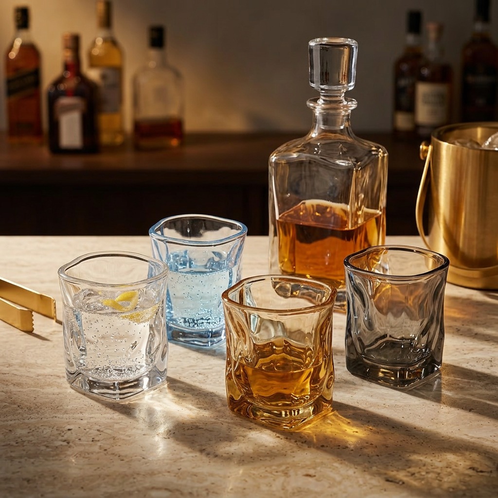 nestcase 280ml Mix Color Glass Set of 6  - image 3