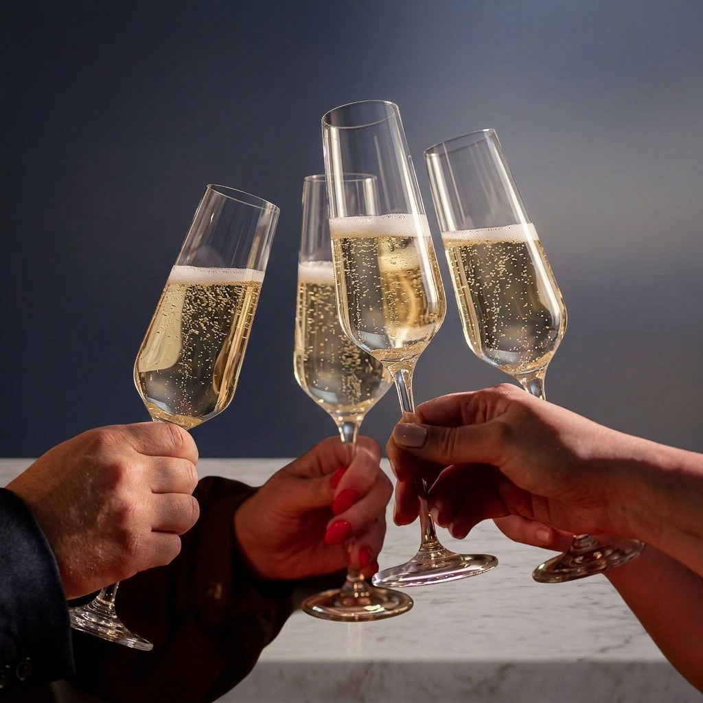 nestcase 250 ml Champagne Glass Set of 6  - image 3