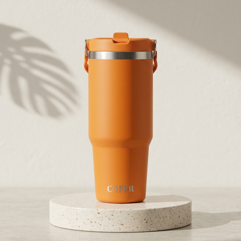 Orange 890 ML Tumbler - image 1