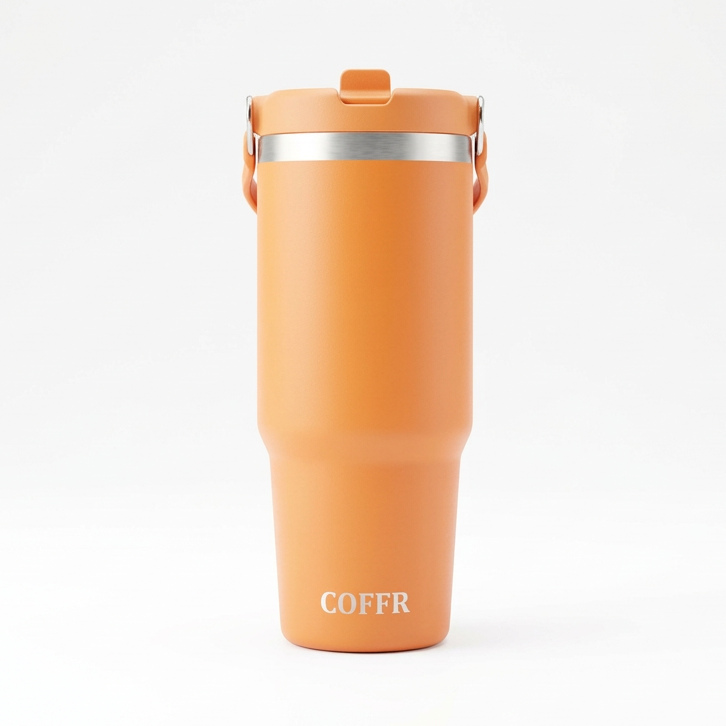 Orange 890 ML Tumbler - image 2