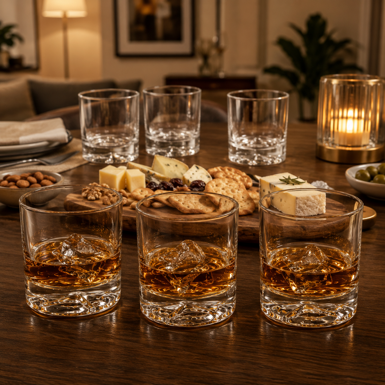 nestcase 310 ml Lion Base Whiskey Glass Set of 6  - image 5
