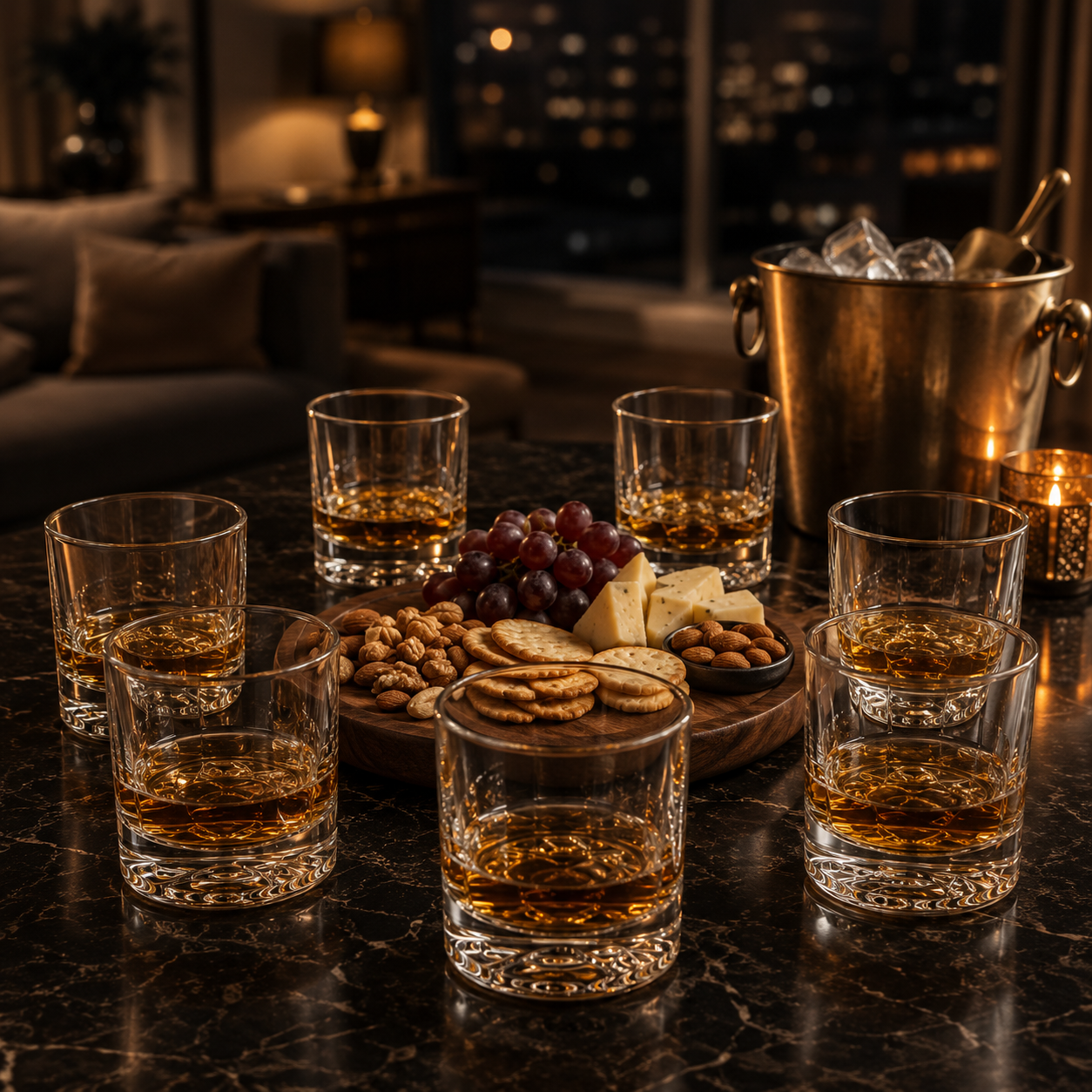 nestcase 310 ml Lion Base Whiskey Glass Set of 6  - image 3