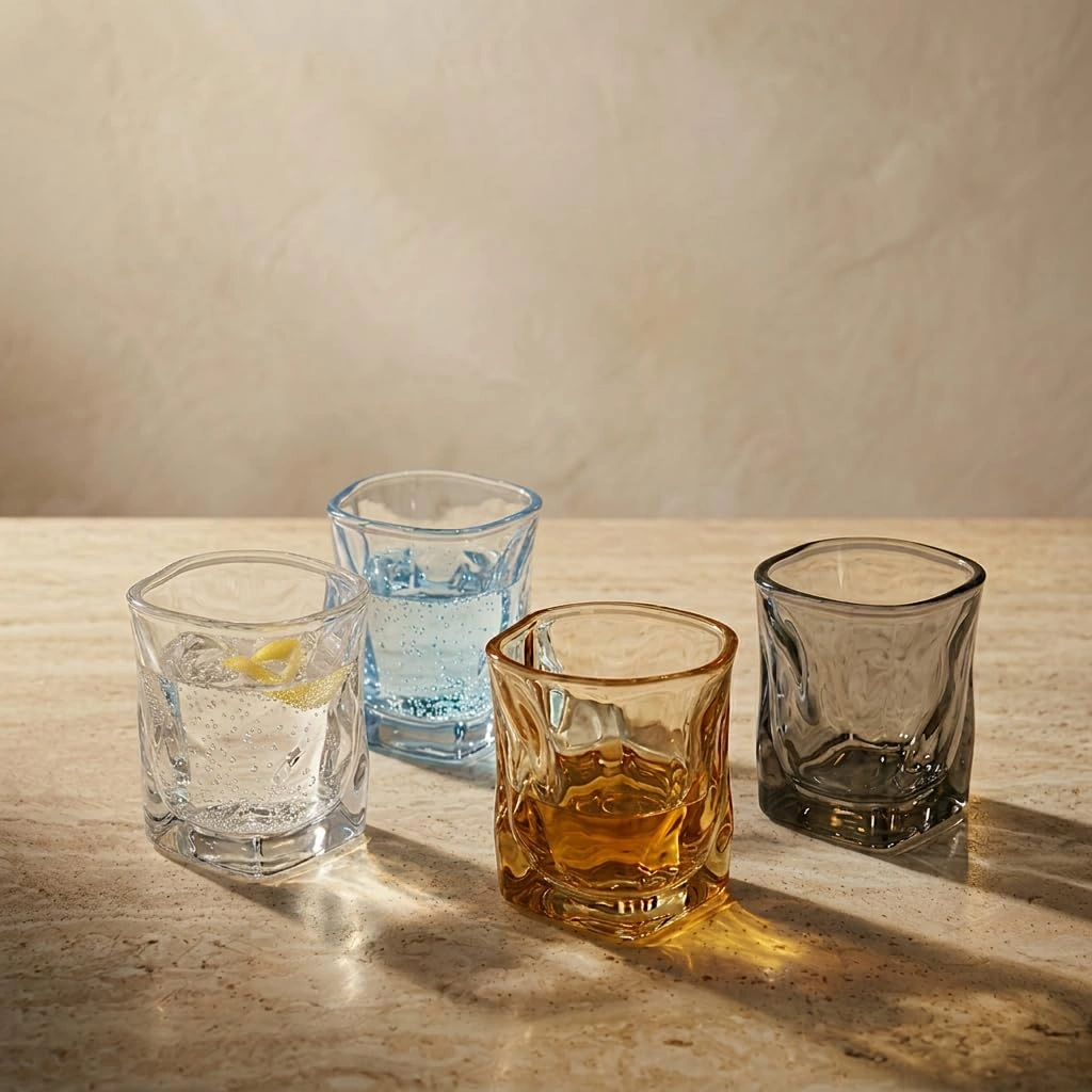 nestcase 280ml Mix Color Glass Set of 6  - image 4