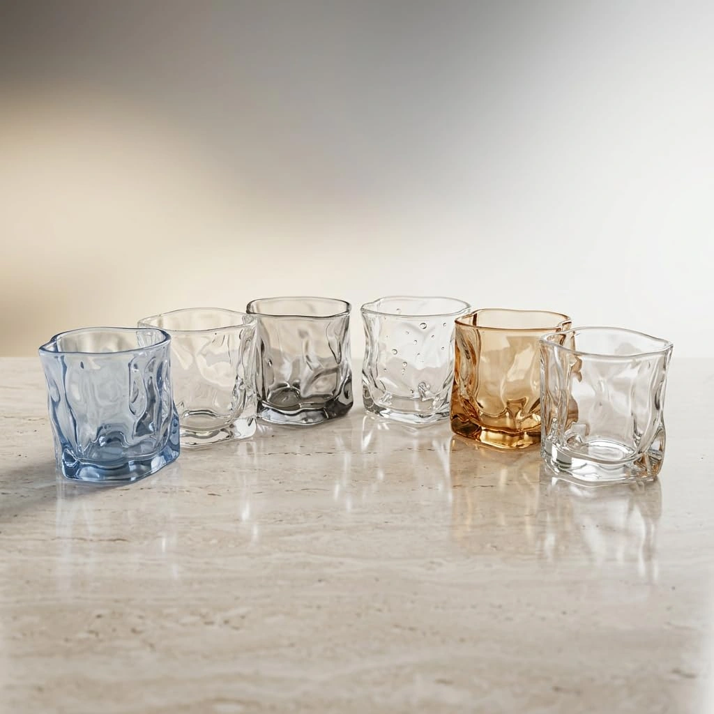 nestcase 280ml Mix Color Glass Set of 6  - image 5