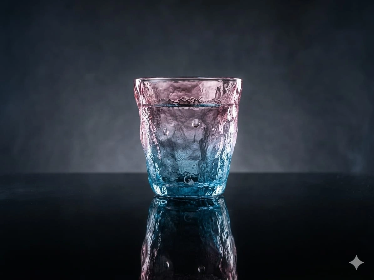 nestcase 260 ml Rock Texture Whiskey Glass Set of 6 - image 2