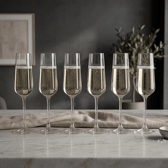nestcase 250 ml Champagne Glass Set of 6  - image 3