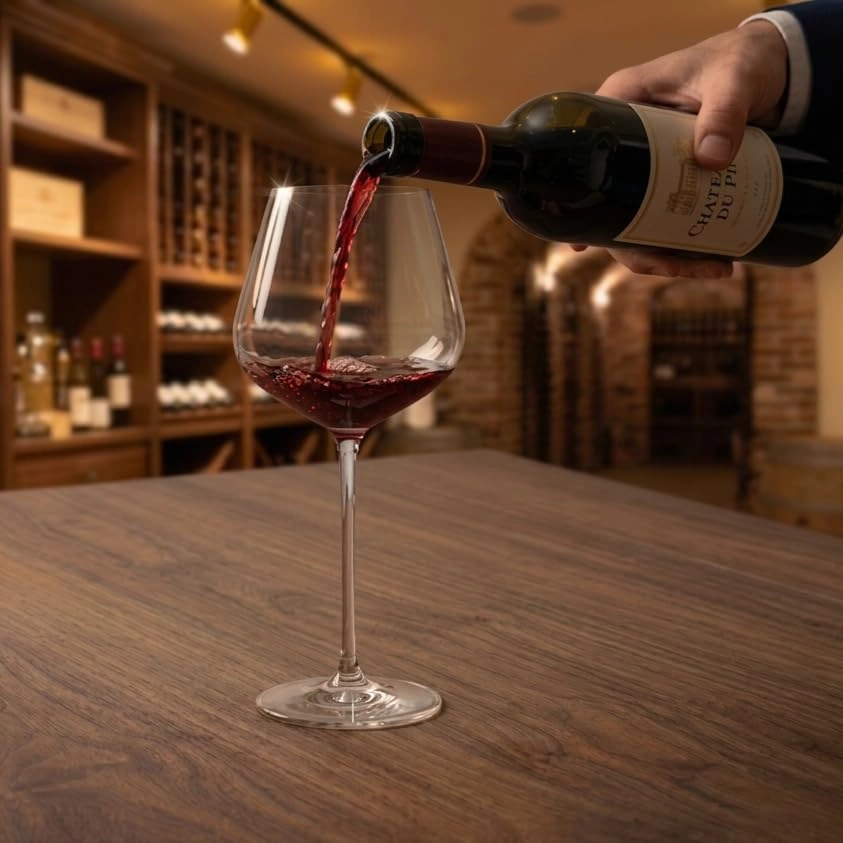 nestcase 455 ml Red Wine Glass Set of 6  - image 3