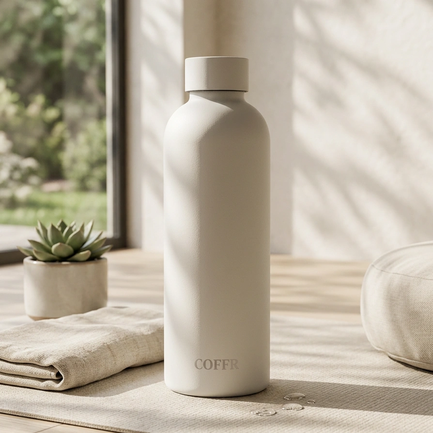 nestcase 304 Food Grade Stainless Steel Water Bottle – Matte Finish, 500 ml - image 1