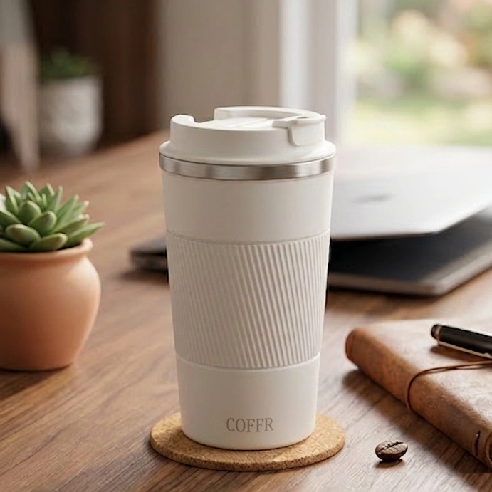nestcase Non-Slip Protective Cover for 510 ml Travel Cup – White - image 3