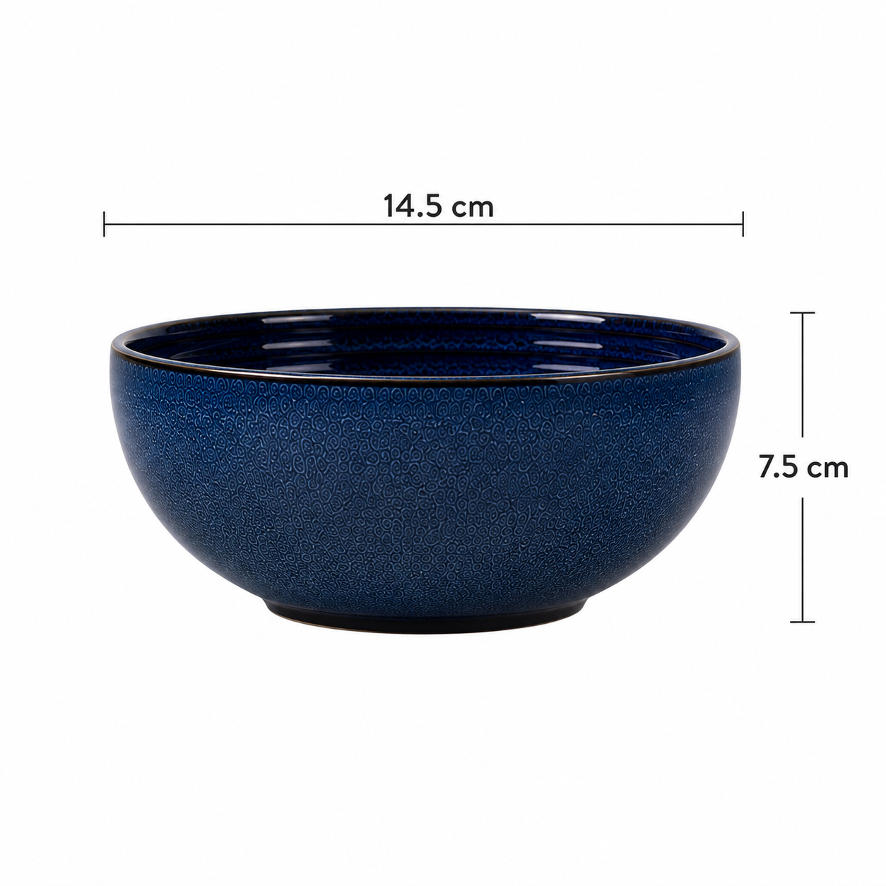 nestcase Ceramic Serving Bowls Set of 2 – Blue - image 4