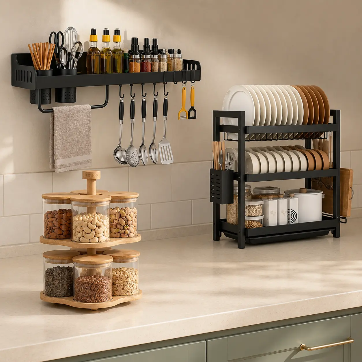 How to Organise Everyday Kitchen Essentials Without Cluttering Your Counter