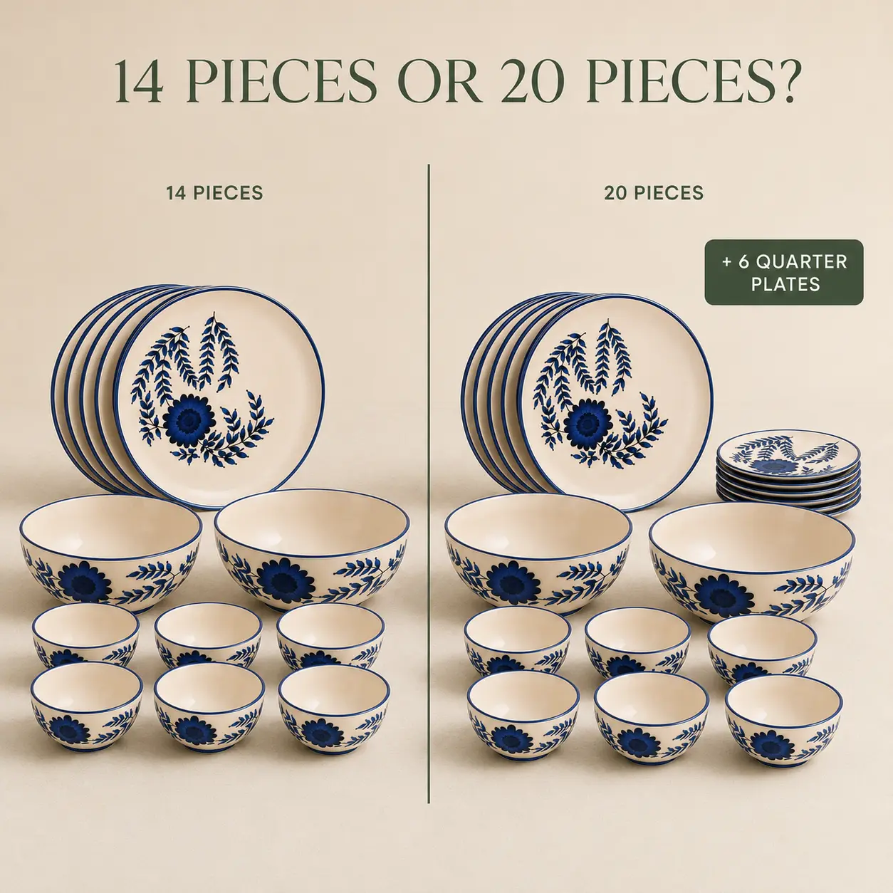 14-Piece vs 20-Piece Dinner Set: Which One Does Your Family Actually Need?