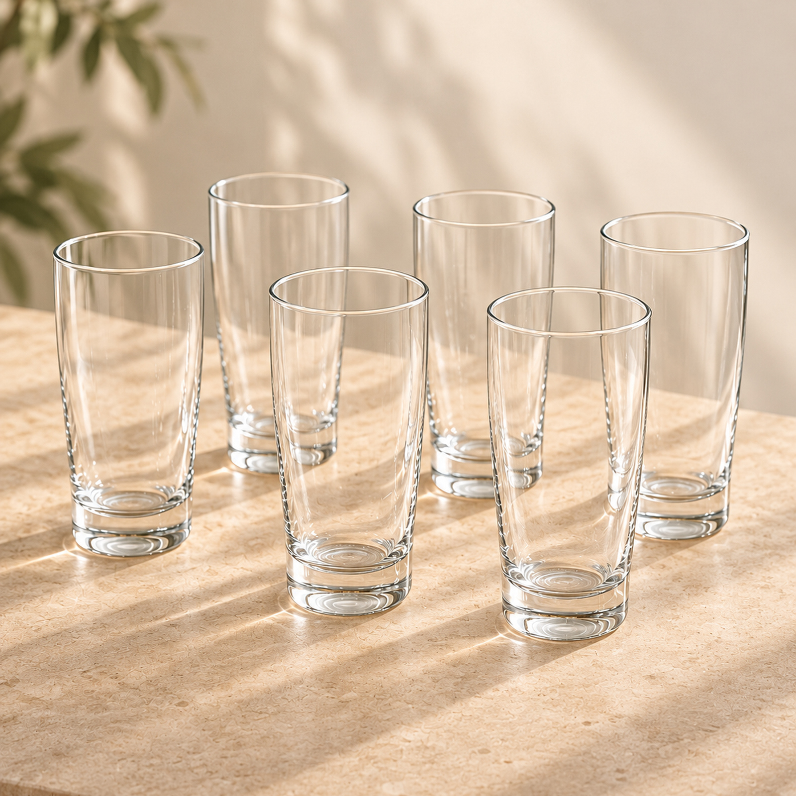 nestcase 360 ml Beer Glass Set of 6 - image 1